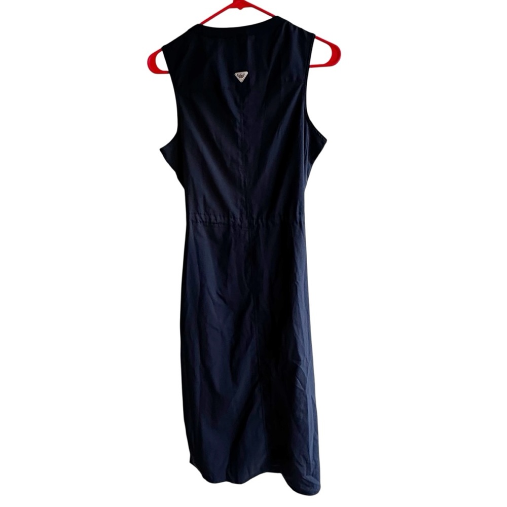 Columbia PFG Tamiami Button Front Cinch Waist Midi Dress - Picture 7 of 7